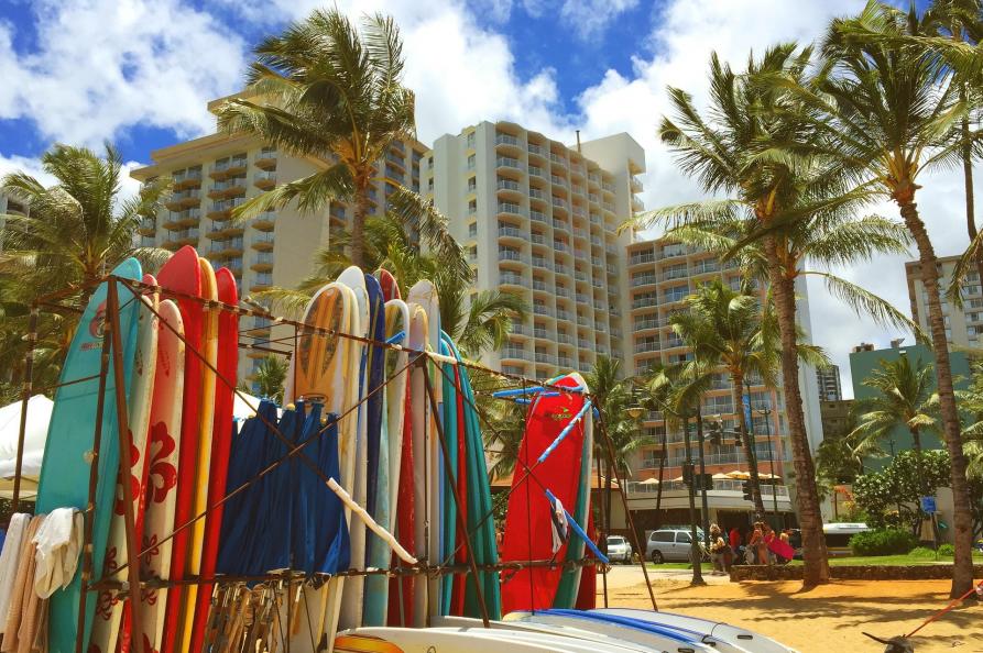 USA - Hawaii - Oahu Waikiki Beach